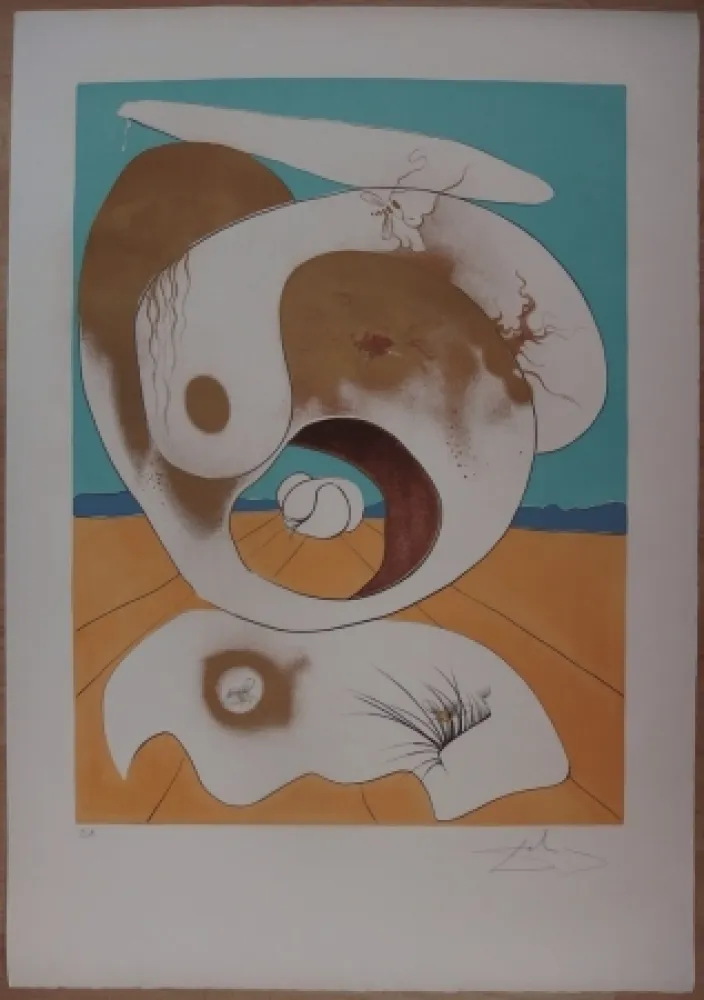 Eau-Forte Dali - Vision planétaire