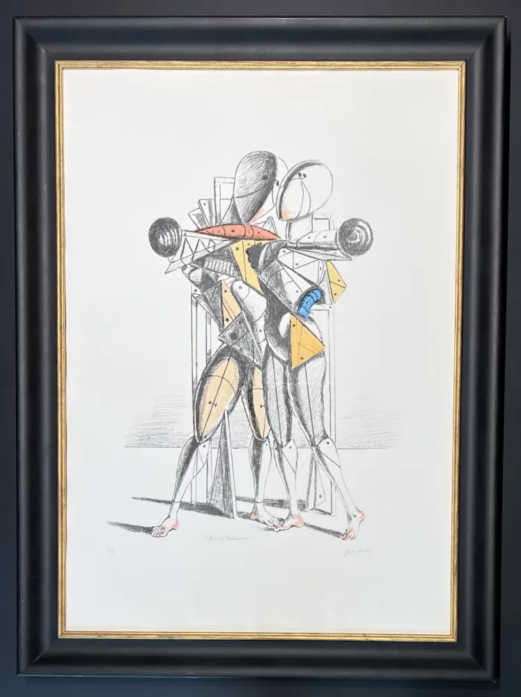 Lithographie De Chirico - Giorgio de Chirico (1888–1978) - Coloured lithograph on paper - 1970