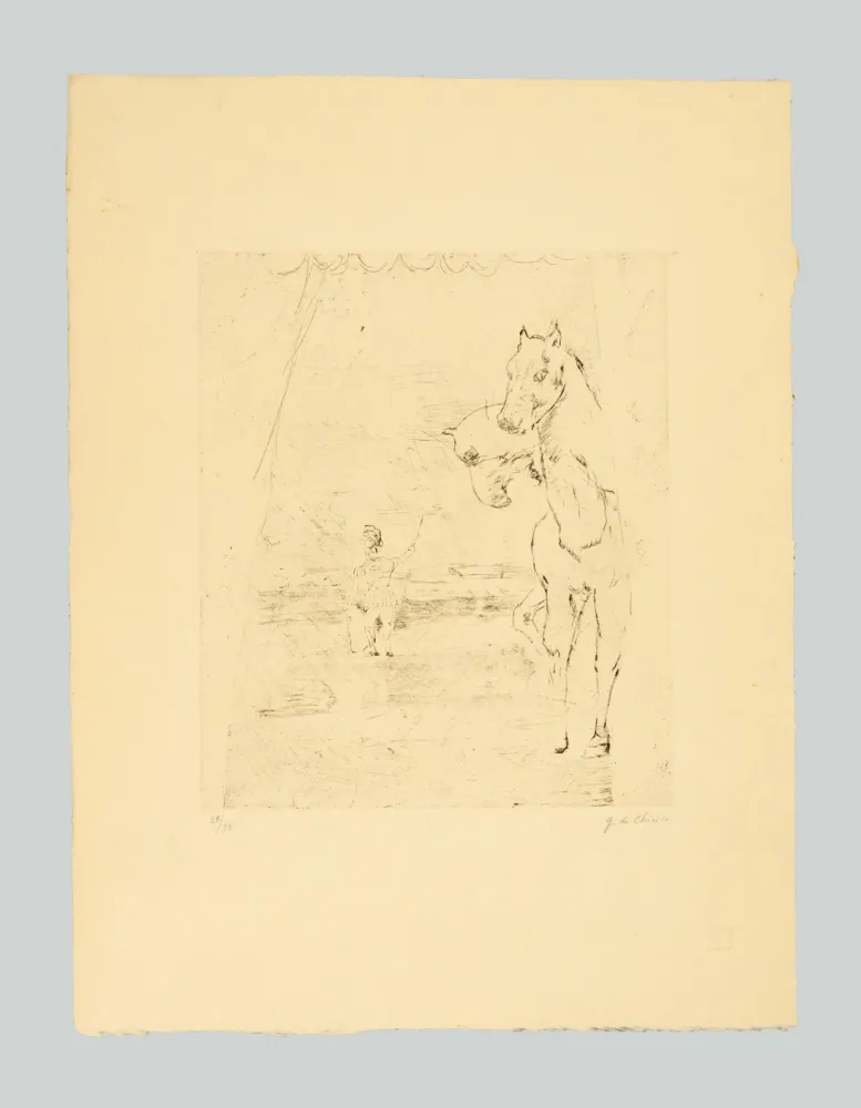 Gravure De Chirico - Il ritorno del guerriero