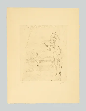 Gravure De Chirico - Il ritorno del guerriero