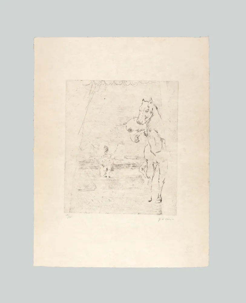 Gravure De Chirico - Il ritorno del guerriero