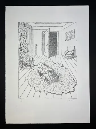 Lithographie De Chirico - Il ritorno di Ulisse