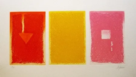 Eau-Forte Et Aquatinte De Juan - Triptica en color II