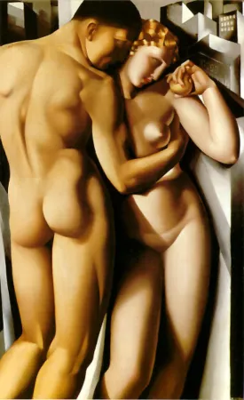 Sérigraphie De Lempicka - Adam And Eve
