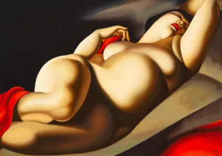 Sérigraphie De Lempicka - La Belle Rafaela