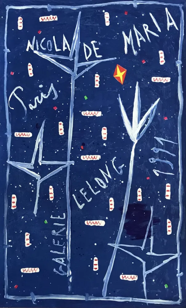 Lithographie De Maria - Affiche lithographique d'exposition