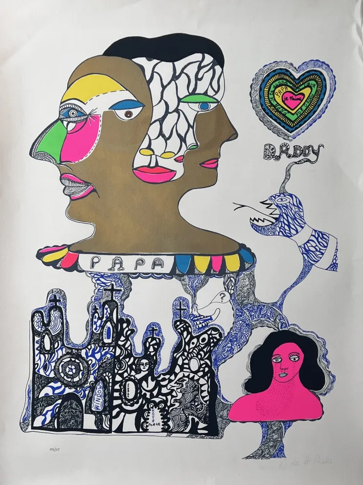 Sérigraphie De Saint Phalle - Nana Power 