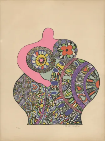 Sérigraphie De Saint Phalle - Nana Power : Nana II