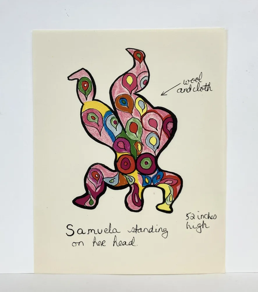 Lithographie De Saint Phalle - Samuela. 1966
