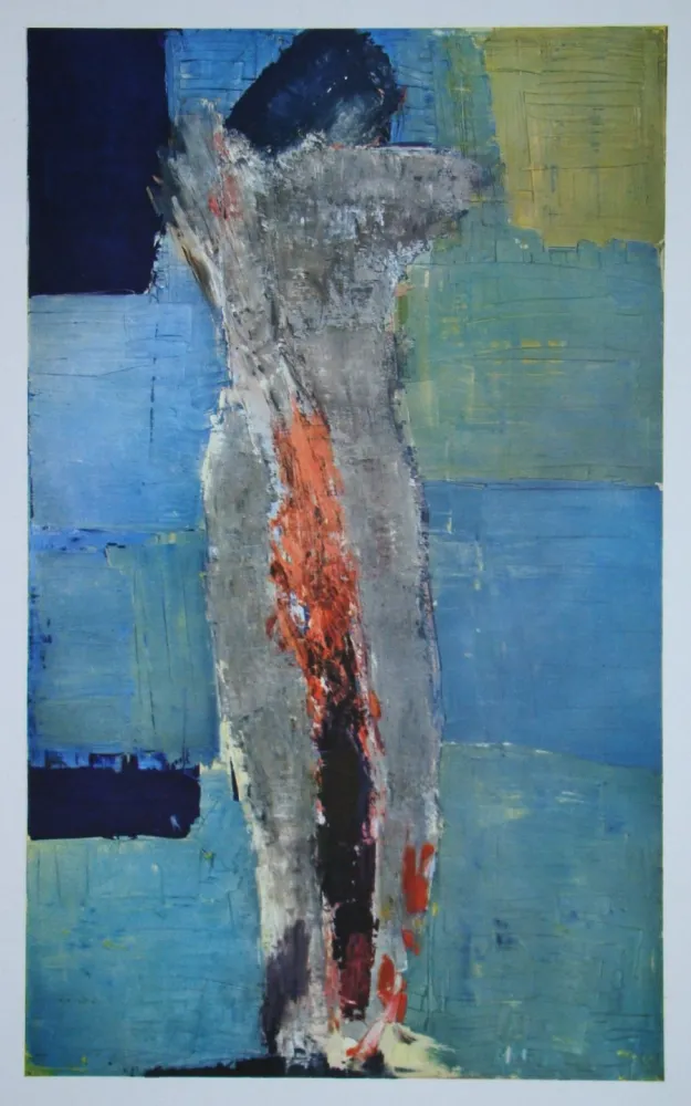 Lithographie De Stael - Nu debout