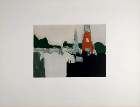 Lithographie De Stael - Paris, La Tour Eiffel, 1974
