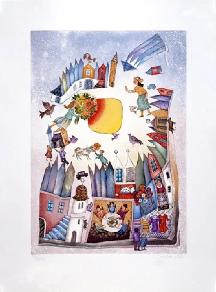 Eau-Forte Et Aquatinte Deberdt - Filonnière