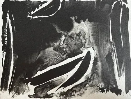 Lithographie Debré - Composition 