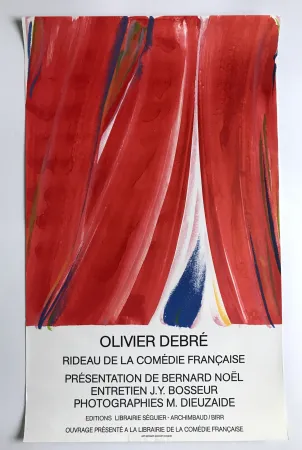 Affiche Debré - Rideau de la Comédie française