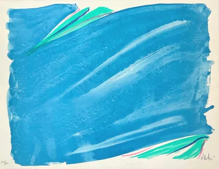 Lithographie Debré - Signe-Paysage 