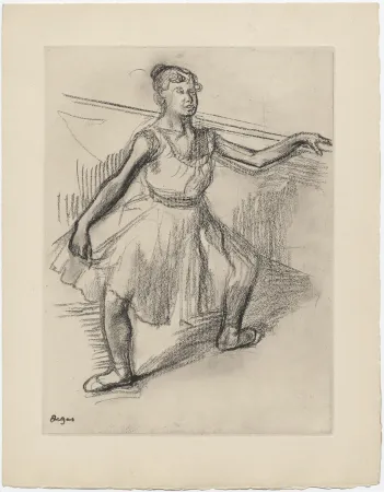 Eau-Forte Degas - Danseuse (étude, vers 1878)