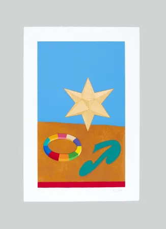 Sérigraphie Del Pezzo - Stella