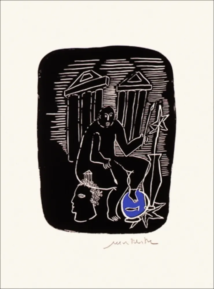 Lithographie Del Re - Eclipse