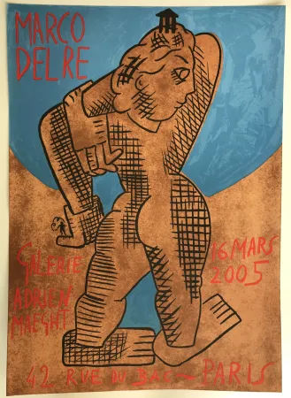 Affiche Del Re - Galerie Adrien Maeght