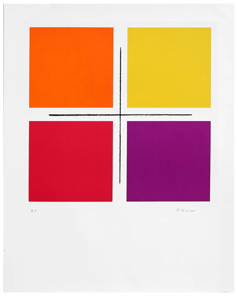 Sérigraphie Delahaut - Sans titre