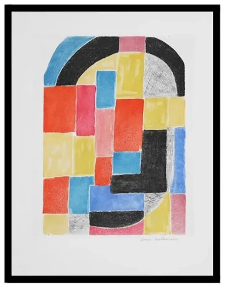 Gravure Delaunay - Cathédrale