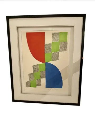 Eau-Forte Et Aquatinte Delaunay - Composition