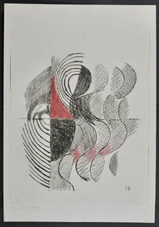 Eau-Forte Delaunay - Composition, 1965