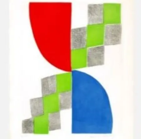 Gravure Delaunay - Humanité circa 1970