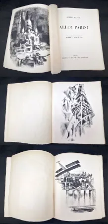 Livre Illustré Delaunay - J. Delteil. ALLÔ ! PARIS ! avec 20 lithographies par Robert Delaunay (1929)