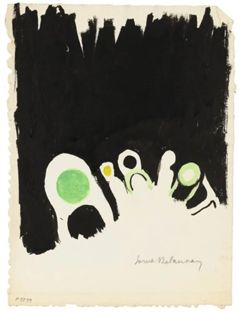 Aucune Technique Delaunay - Projet pour la revue allemande Der Ararat 