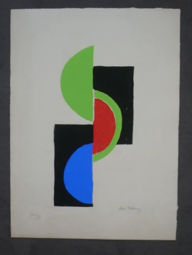 Pochoir Delaunay - Rythmes, couleurs