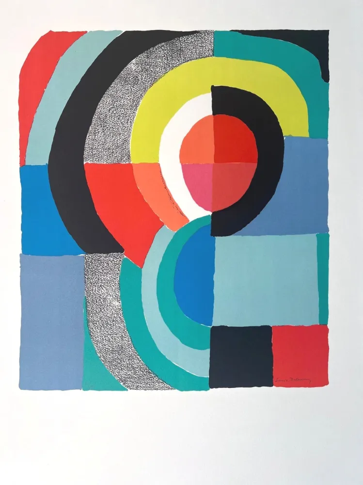 Lithographie Delaunay - Sans titre 