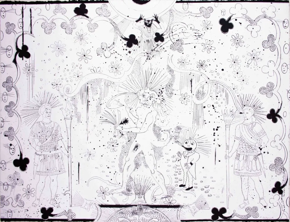 Eau-Forte Delprat - Le Collectionneur