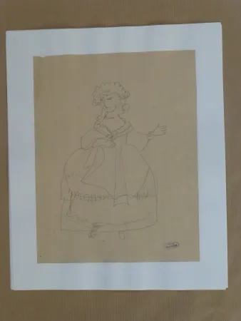 Aucune Technique Derain - Femme à la robe 