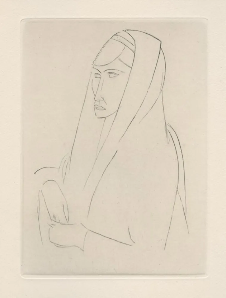 Gravure Derain - Figure,