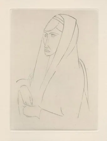 Gravure Derain - Figure,