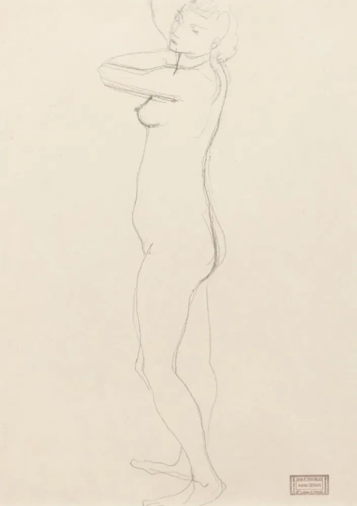 Aucune Technique Derain - Standing nude 