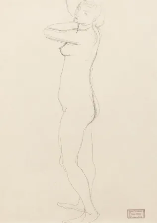 Aucune Technique Derain - Standing nude 