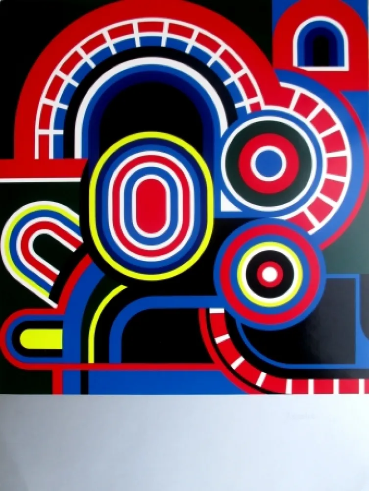 Sérigraphie Dewasne - Composition I