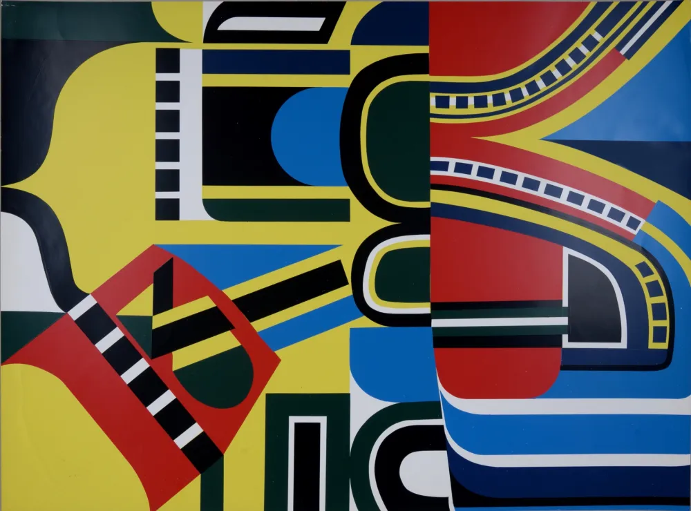 Sérigraphie Dewasne - Composition III, 1969