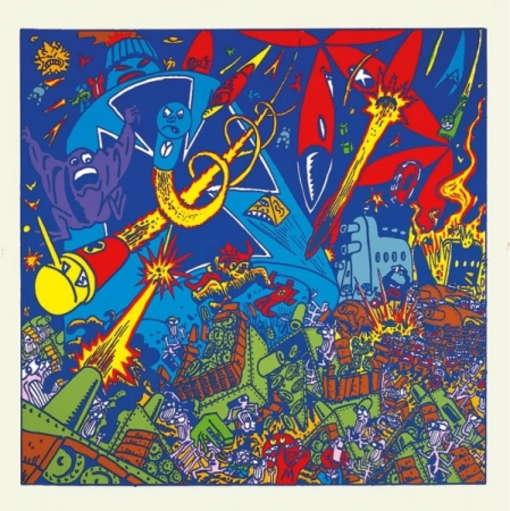 Sérigraphie Di Rosa - Bataille