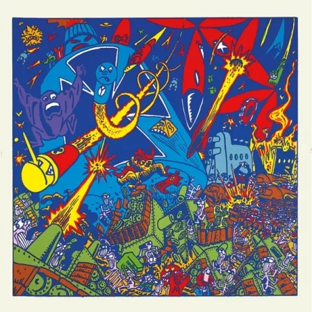 Sérigraphie Di Rosa - Bataille