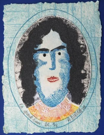 Gravure Di Rosa - La grande soeur