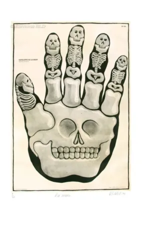 Gravure Di Rosa - La main