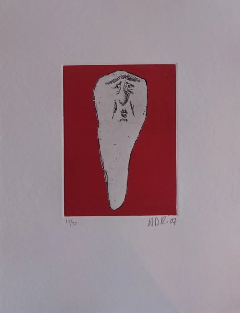 Gravure Di Rosa - Les 32 dents