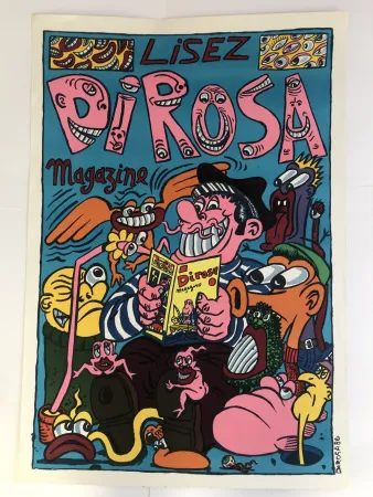 Affiche Di Rosa - Lisez Di Rosa Magazine