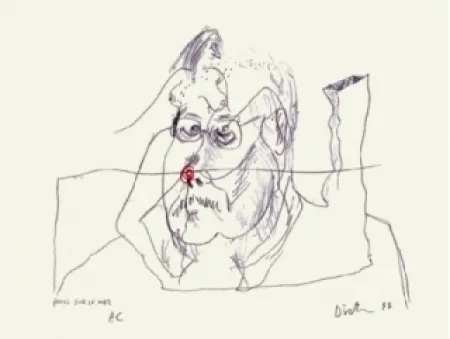 Sérigraphie Dietman - Poils sur le nez