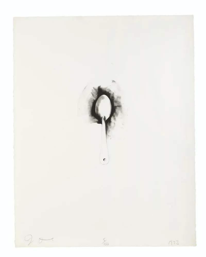 Lithographie Dine - Spoon