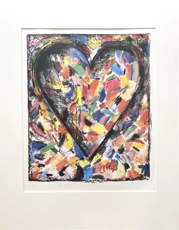 Lithographie Dine - The Confetti Heart