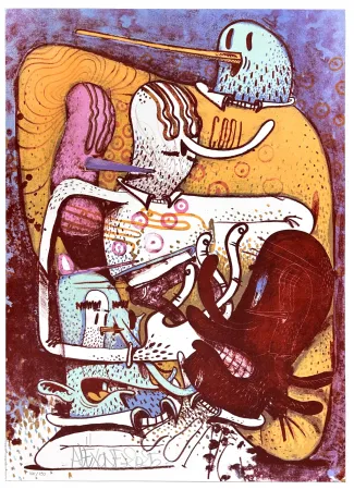 Lithographie Dizac - Sans titre 1